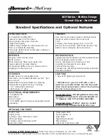 Preview for 2 page of Howard McCray R-CMS40E-4C Specifications