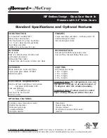 Предварительный просмотр 5 страницы Howard McCray RIN2-24 Specifications