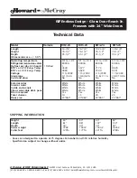 Предварительный просмотр 6 страницы Howard McCray RIN2-24 Specifications