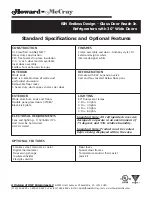 Предварительный просмотр 8 страницы Howard McCray RIN2-24 Specifications