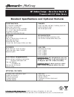 Предварительный просмотр 11 страницы Howard McCray RIN2-24 Specifications