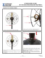 Предварительный просмотр 2 страницы Howard Miller 615096 Set Up And Operating Instructions