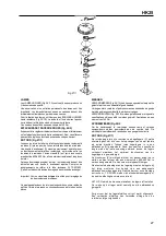 Предварительный просмотр 27 страницы Howard HK 25 Operating Instructions & Parts List Manual