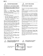 Preview for 10 page of Howard HK31 Operating Instructions & Parts List Manual