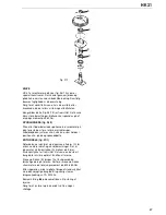 Preview for 27 page of Howard HK31 Operating Instructions & Parts List Manual