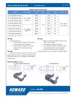 Howard XFLE-TR Series Installation Instructions Manual preview