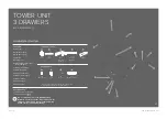 Preview for 1 page of Howdens TOWER UNIT 3 DRAWERS Assembly Instructions Manual