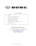 Preview for 70 page of Howe Rapid Freeze Service Manual