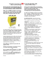 Preview for 1 page of Hoyme ADP-0241-05A Installation Instructions