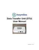 Hoymiles DTU User Manual предпросмотр