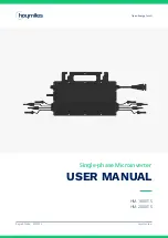 Hoymiles HM-1800T-S User Manual предпросмотр