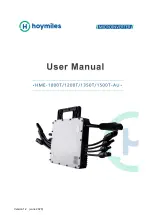 Hoymiles HME-1000T-AU User Manual предпросмотр