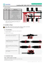 Hoymiles HMT-1800 Series Quick Installation Manual предпросмотр