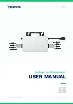 Preview for 1 page of Hoymiles MI-1000T User Manual