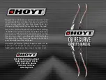 Hoyt 08 Recurve Owner'S Manual preview