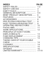 Preview for 2 page of Hoyt DOUBLE CHECK Instruction Manual