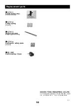 Предварительный просмотр 20 страницы HOZAN C-701-13 Instruction Manual