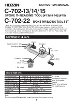 Предварительный просмотр 7 страницы HOZAN C-702-13 Instruction Manual