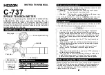 Предварительный просмотр 3 страницы HOZAN C-737 Instruction Manual