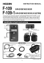 Preview for 1 page of HOZAN F-109 Instruction Manual