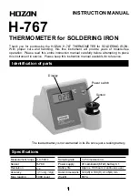 HOZAN H-767 Instruction Manual preview