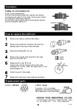 Preview for 8 page of HOZAN L-701 Instuction Manual