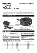 HOZAN L-711 Instruction Manual preview