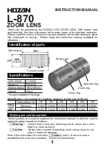 HOZAN L-870 Instruction Manual preview