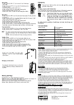 Preview for 2 page of HP Autozubehor 10204 Operating Instructions