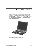 Предварительный просмотр 7 страницы HP Compaq DD522AV - Compaq Business Notebook NC6000 Maintenance And Service Manual