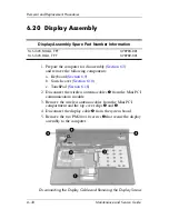 Предварительный просмотр 138 страницы HP Compaq nc6220 - Notebook PC Maintenance And Service Manual