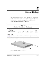 Предварительный просмотр 185 страницы HP Compaq nc6220 - Notebook PC Maintenance And Service Manual