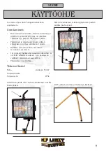 Preview for 9 page of HP LIGHT SYSTEM 70193 Instruction Manual