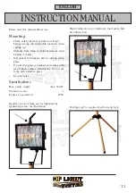 Предварительный просмотр 11 страницы HP LIGHT SYSTEM 70193 Instruction Manual