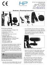 Предварительный просмотр 3 страницы HP Velotechnik Handrest Mounting Instructions