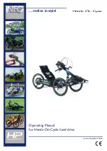 HP Velotechnik Hands-On-Cycle Operating Manual предпросмотр