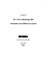 Preview for 3 page of HP 10:10 LAN Bridge MB Installation And Reference Manual