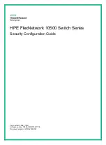 Preview for 1 page of HP 10500 series Security Configuration Manual