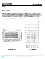 Preview for 1 page of HP 10500 series Specifications