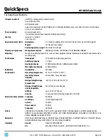 Preview for 25 page of HP 10500 series Specifications