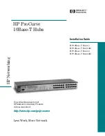 HP 10Base-T 24 Installation Manual preview