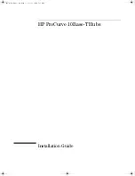 Preview for 3 page of HP 10Base-T 24 Installation Manual