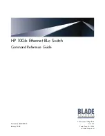 Preview for 1 page of HP 10Gb Ethernet BL-c Command Reference Manual