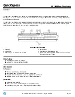 HP 10GbE Pass-Thru Module Quickspecs предпросмотр