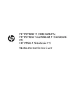 Предварительный просмотр 1 страницы HP 11 Maintenance And Service Manual