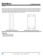 Preview for 1 page of HP 11000 G2 series Specifications