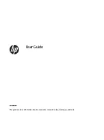 Предварительный просмотр 1 страницы HP 11Q98EA#ABU User Manual