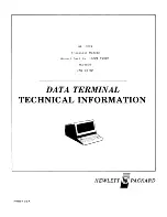 Preview for 1 page of HP 13220 Technical Information