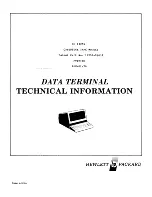 Preview for 1 page of HP 13255 Technical Information
