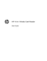 HP 14-in-1 Media Card Reader User Manual предпросмотр